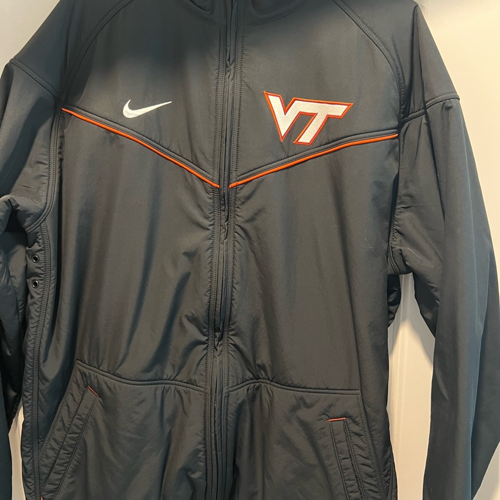 Nike Men's Virginia Tech Jacket with Orange Accents